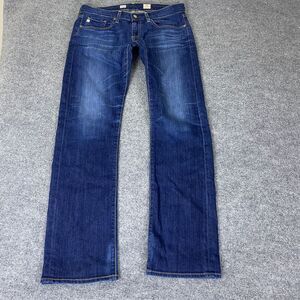 AG Adriano Goldschmied Tomboy Jeans Size 29R Blue Relaxed Straight Dark Wash USA
